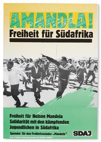 (AFRICA--SOUTH AFRICA.) MANDELA, NELSON. Mandela. Freiheit fur Suidafrica.